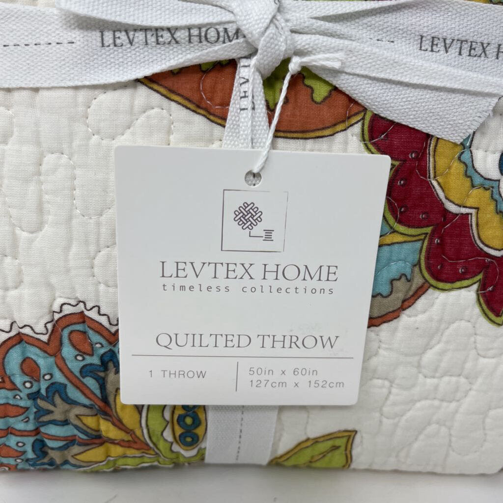 Clementine Spring Quilted Throw
