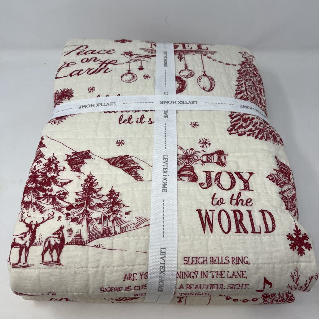 Yuletide Quilted Throw
