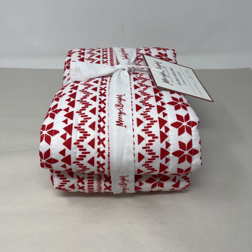 Comet & Cupid Euro Shams set of 2