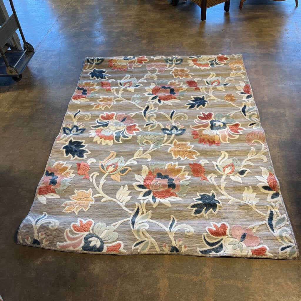 Vanessa Floral Indoor/Outdoor 5'x7' Rug