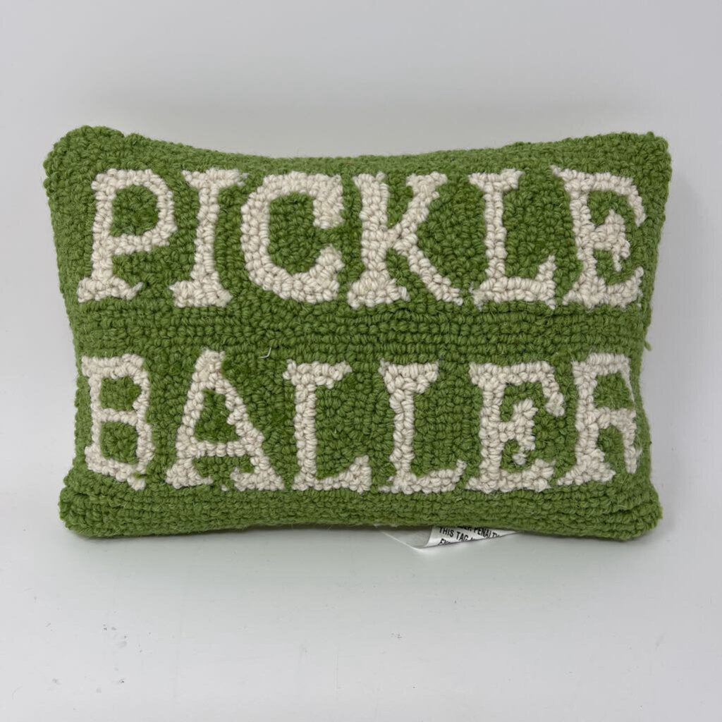 Pickle Baller Hook Pillow
