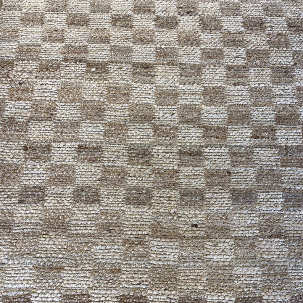 Aneira Checkered Jute Rug 5 X 8
