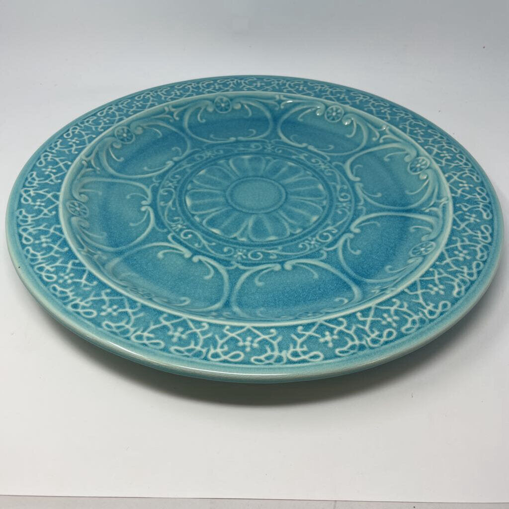 Round Stoneware Serving Plate 17"