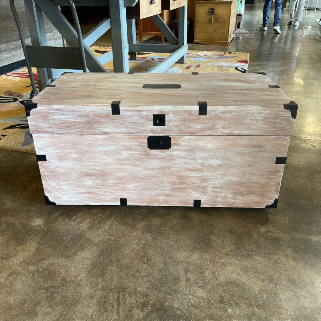 Rolling Cedar Lined Trunk 38.25 X 19.25 X 18.25