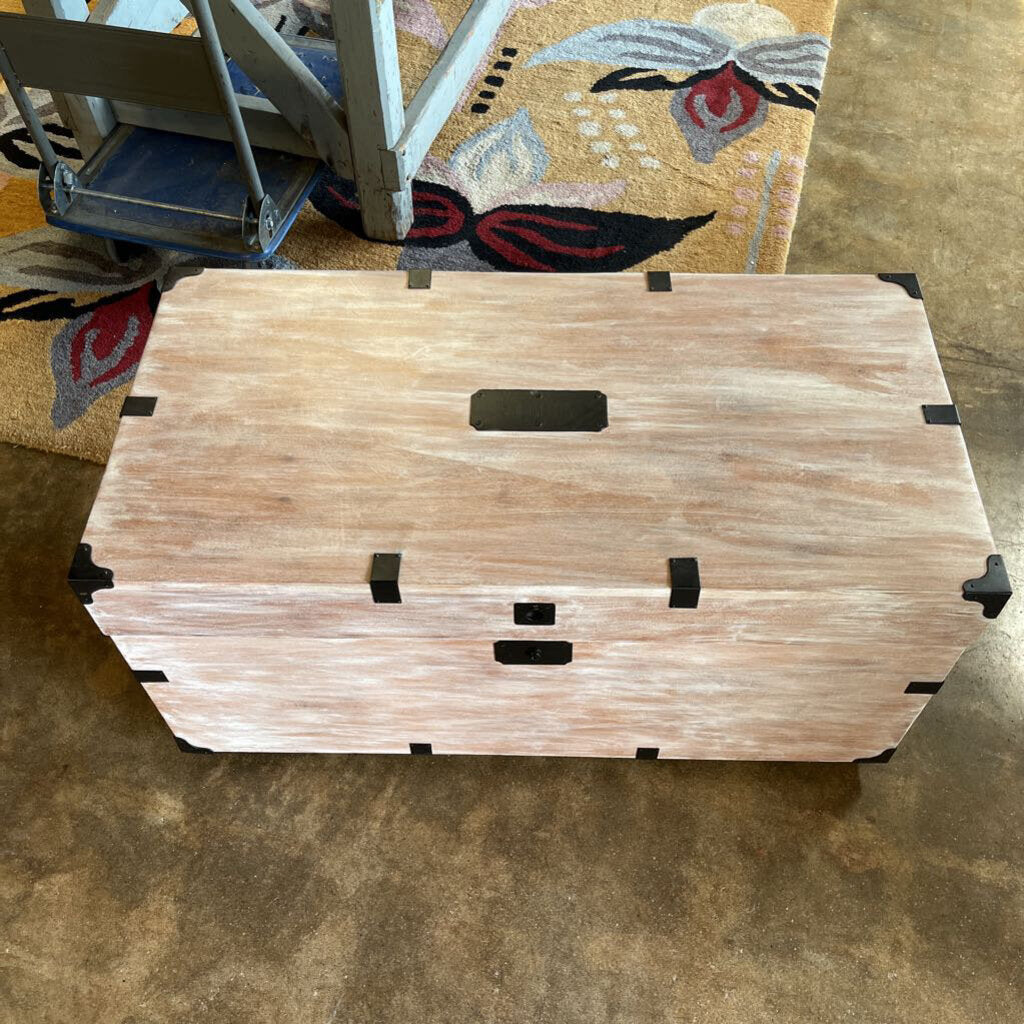 Rolling Cedar Lined Trunk 38.25 X 19.25 X 18.25