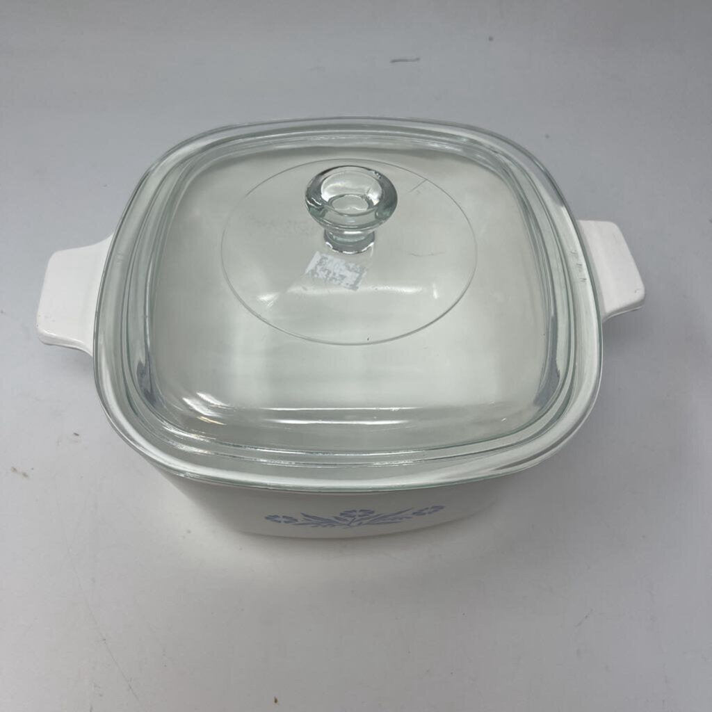 Vintage Square Casserole Dish w/ Lid
