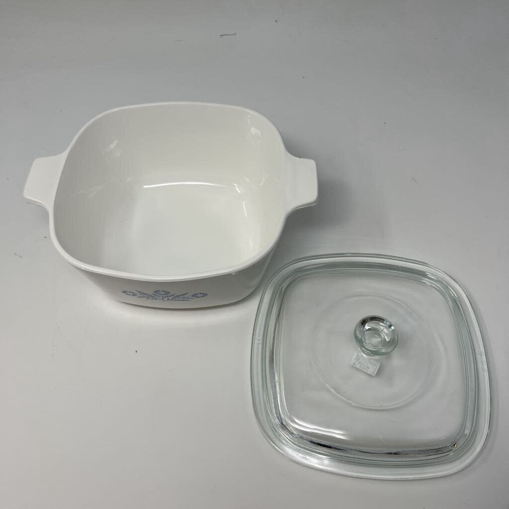 Vintage Square Casserole Dish w/ Lid