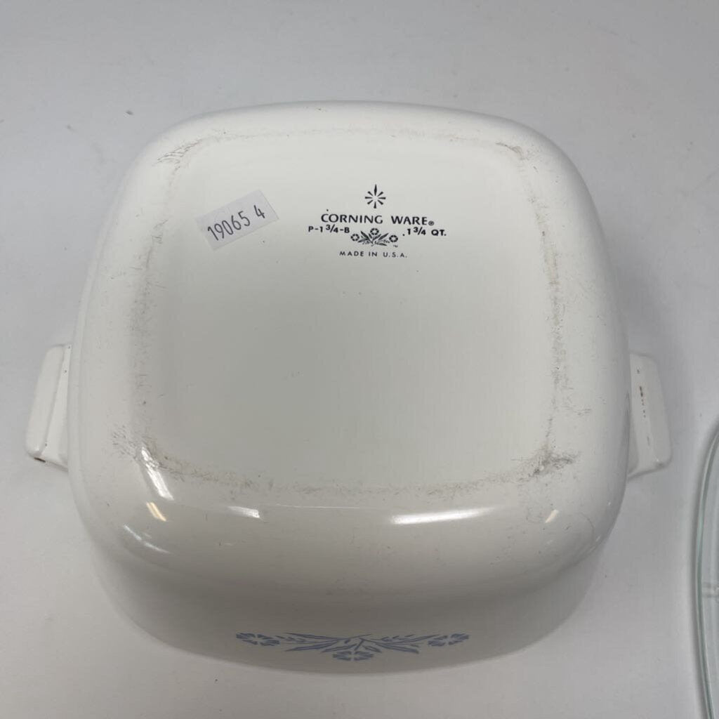 Vintage Square Casserole Dish w/ Lid