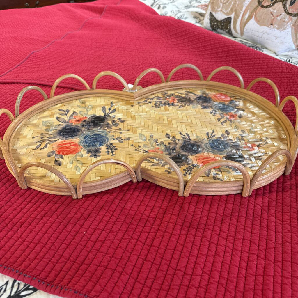BAMBOO RATTAN TRAY