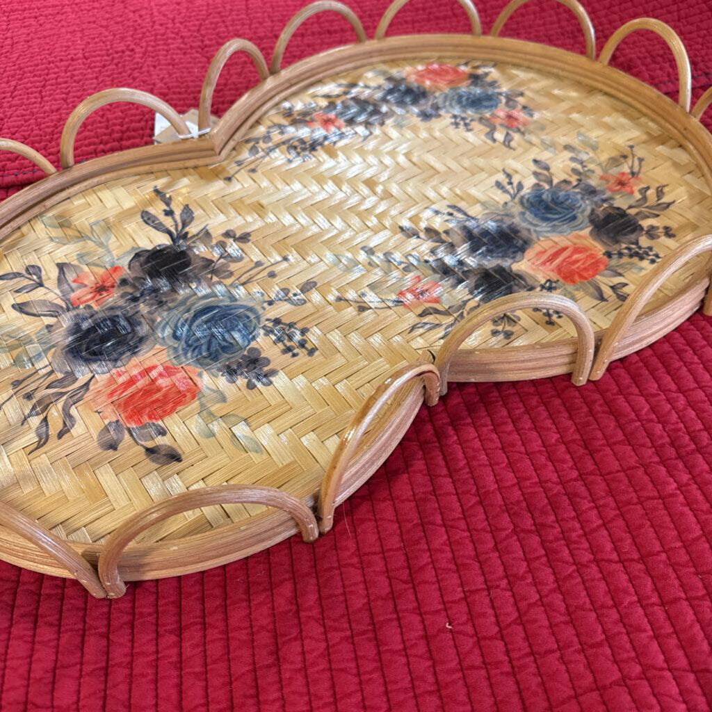 BAMBOO RATTAN TRAY