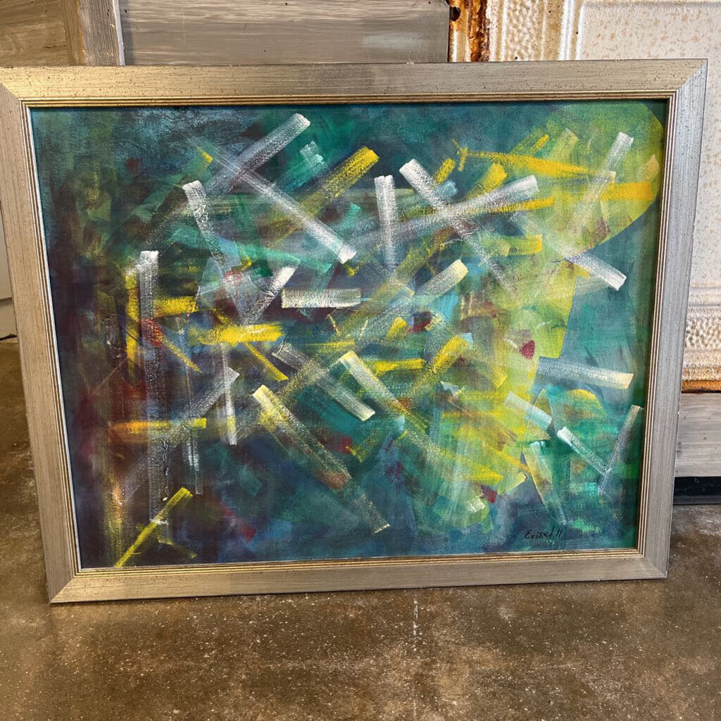 Abstract Painting by Euisel 37.75 X 24.75