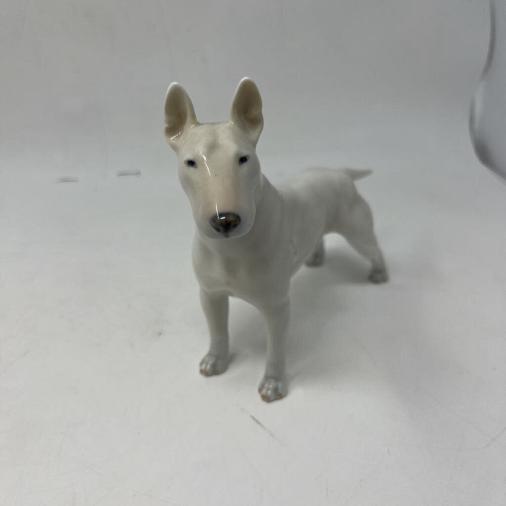 English Bull Terrier Statue Hand Painted Denmark
