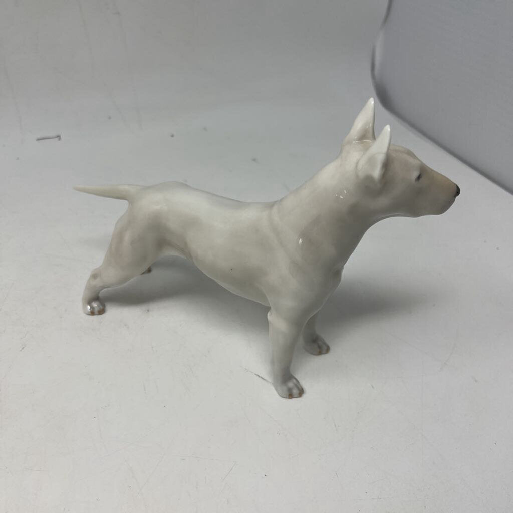 English Bull Terrier Statue Hand Painted Denmark