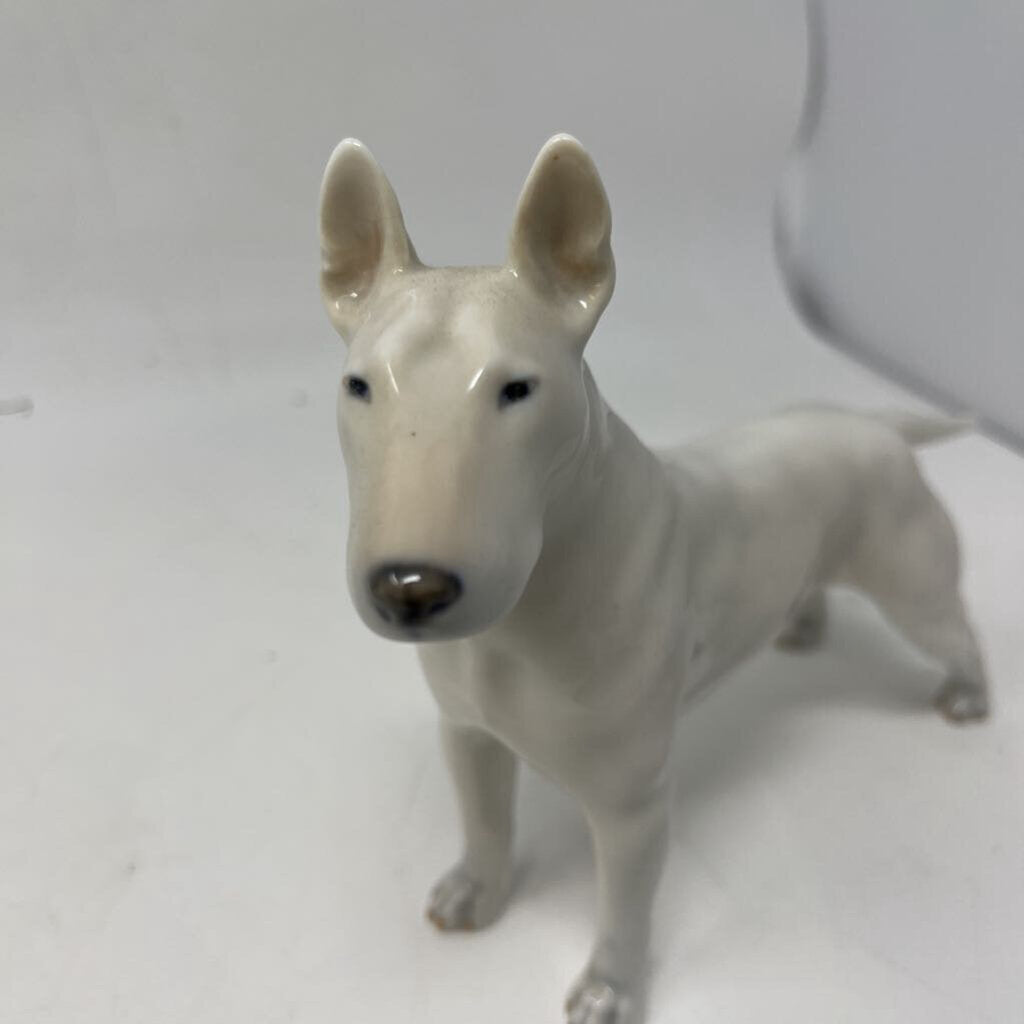 English Bull Terrier Statue Hand Painted Denmark