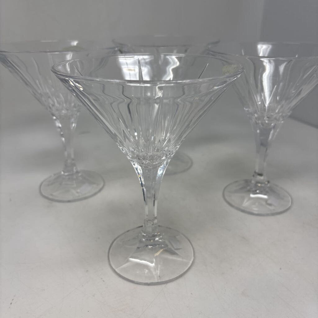 Crystal Martini Glasse Pc