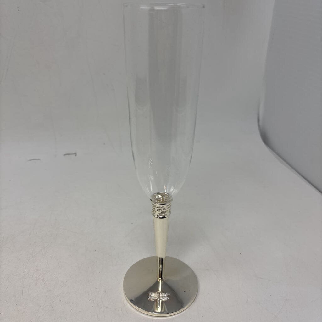 Fluted Champagne Glasses Pair