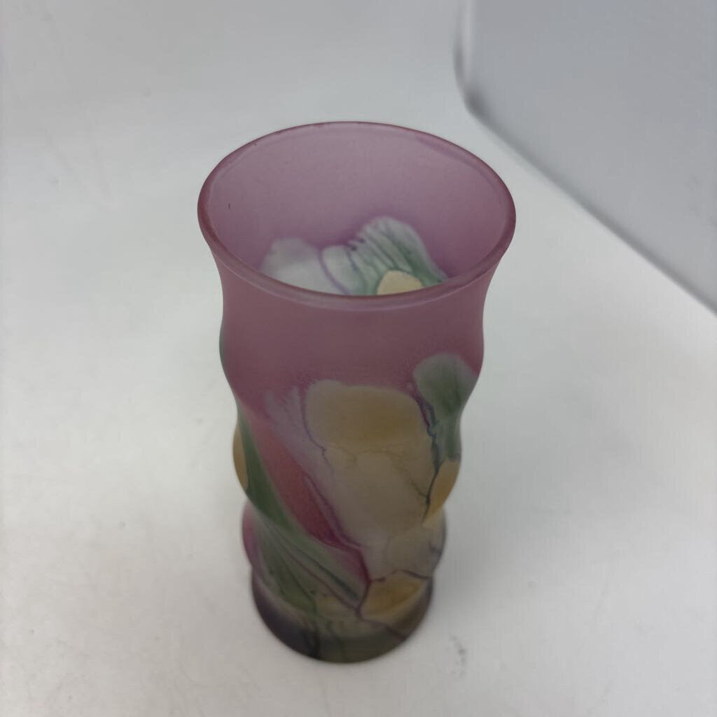 7in Abstract Floral Vase
