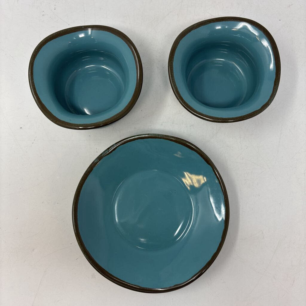 Tidbit Bowl and Saucers 4 PC