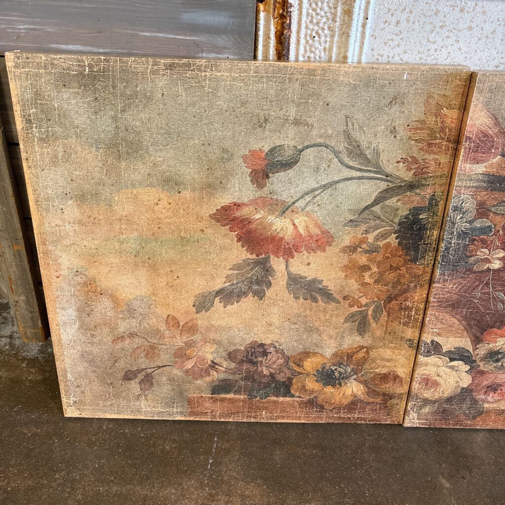 Set of 3 Vintage Inspired Tryptic 24x24ea