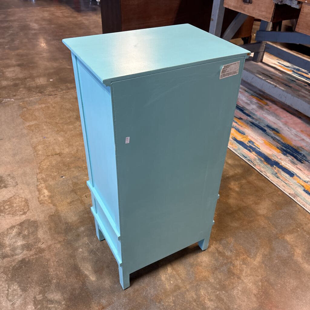 Glass Pane Door 1 Drawer Cabinet 18 X 13 X 36