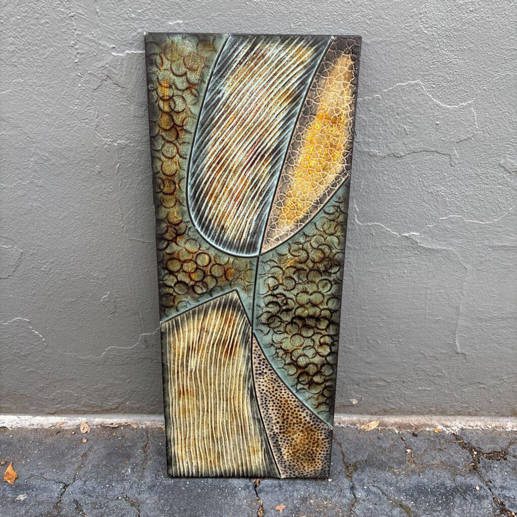 Abstract Metal Art 15.5 X 39