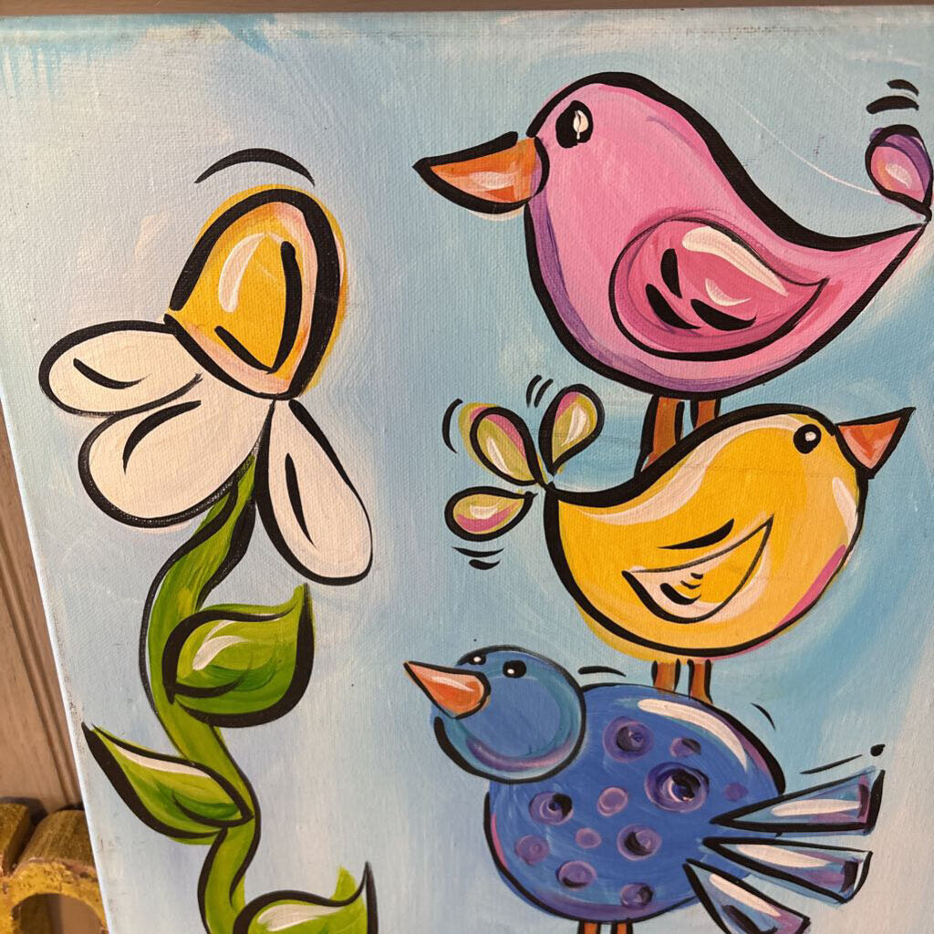 Four Birds 16 x 20