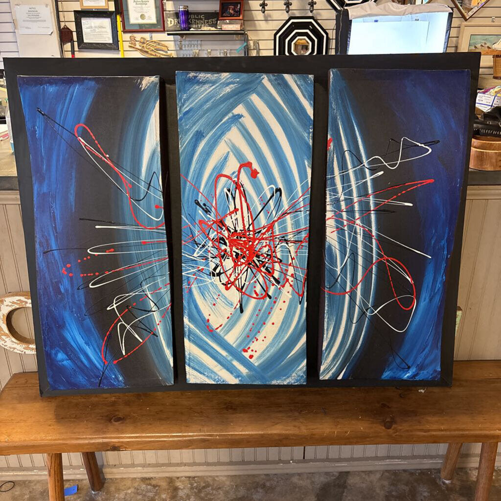 3-D Abstract Art 44.5 X 34