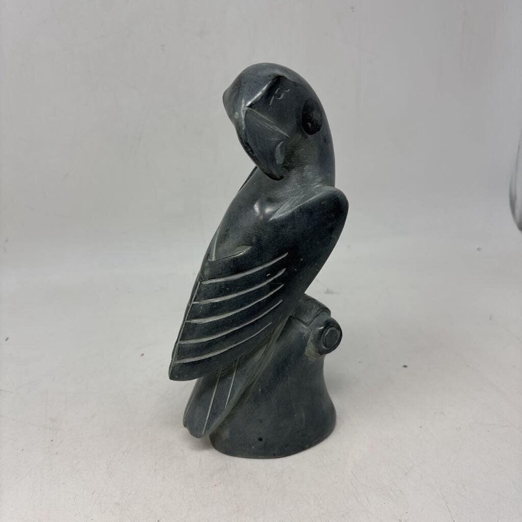 Hand Carved Soapstone Bird Sculpture