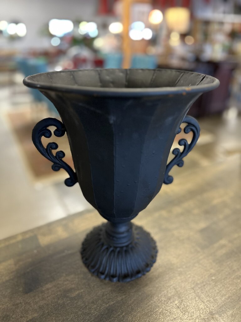 Black Metal Urn