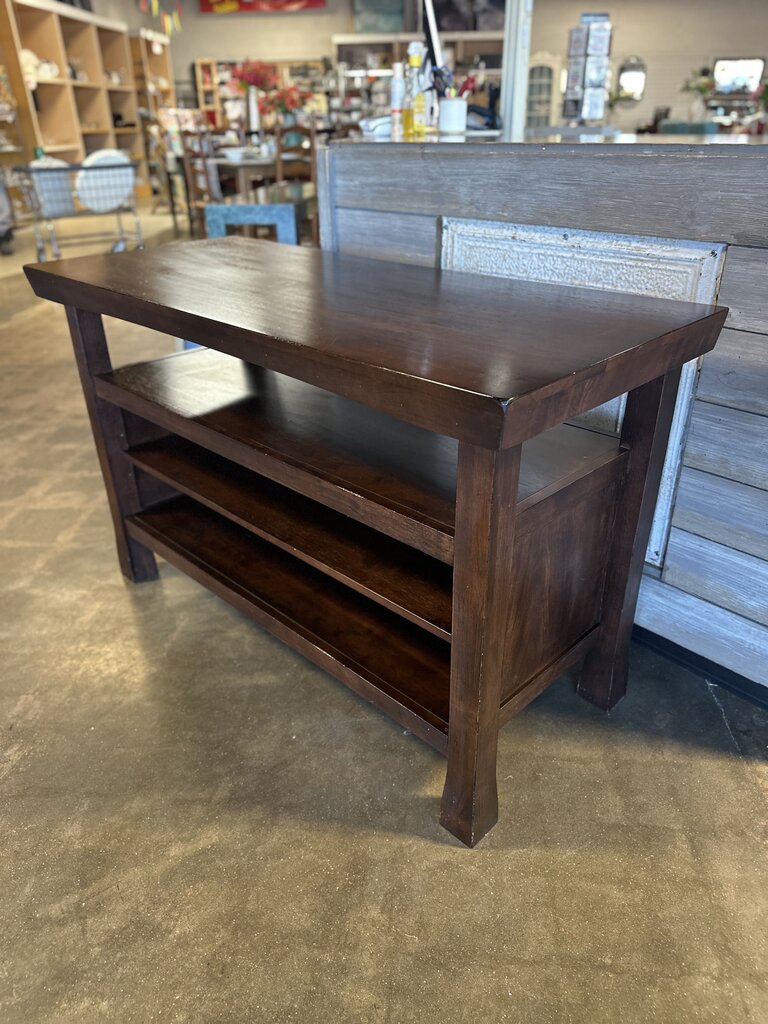 3 Shelf Console 49x21x30