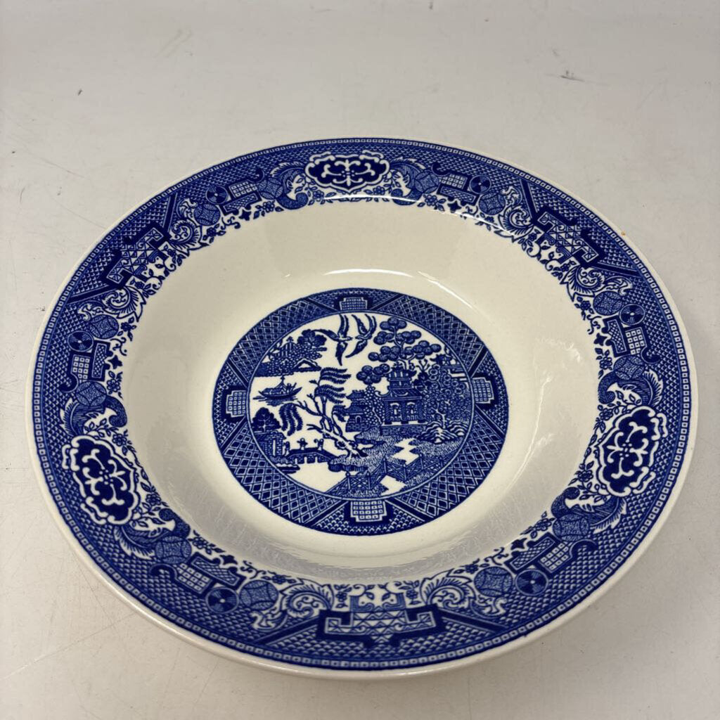 Willow Ware China Serving Bowl