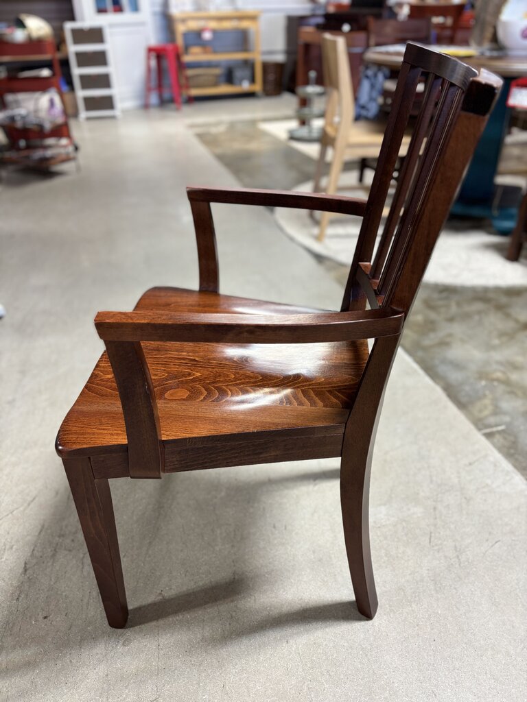 Wooden Desk Arm Chair