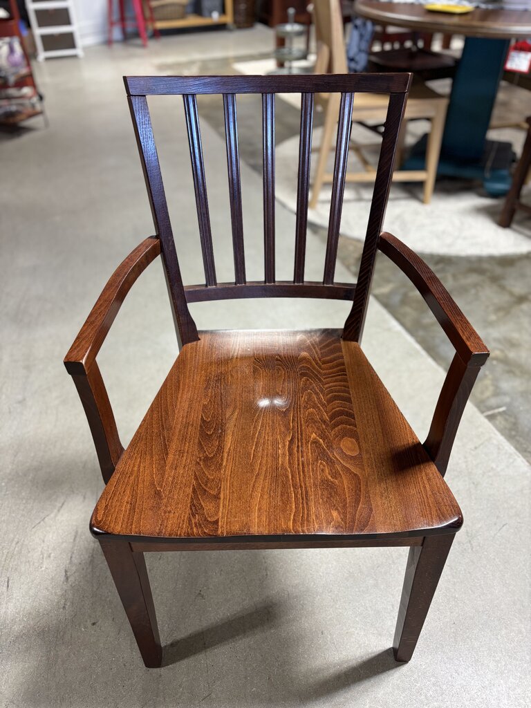 Wooden Desk Arm Chair