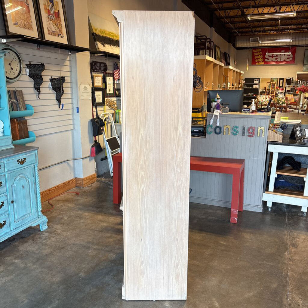 Lighted Bookcase With Doors 32 X 19.5 X 78.25