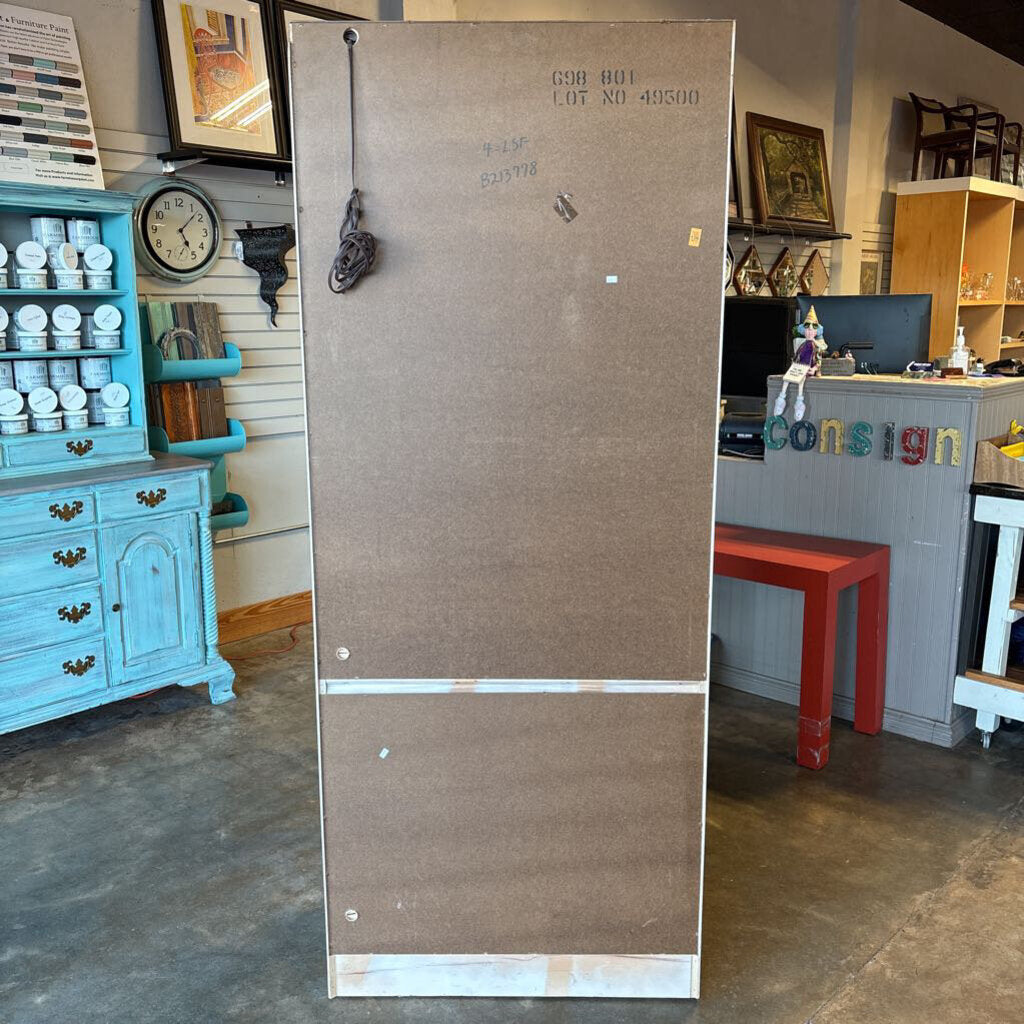 Lighted Bookcase With Doors 32 X 19.5 X 78.25