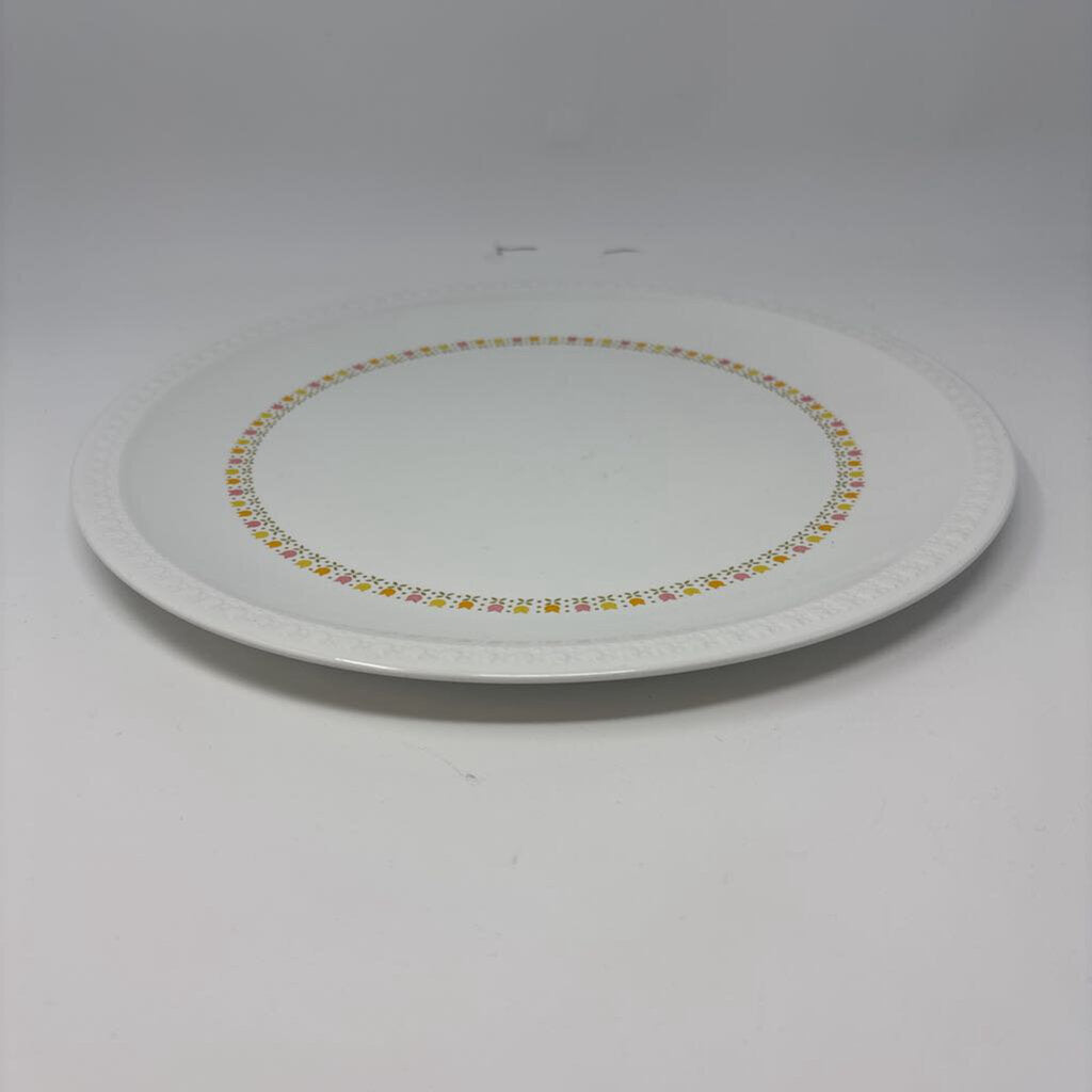Vintage Centura April Tulip 12 " Round Platter