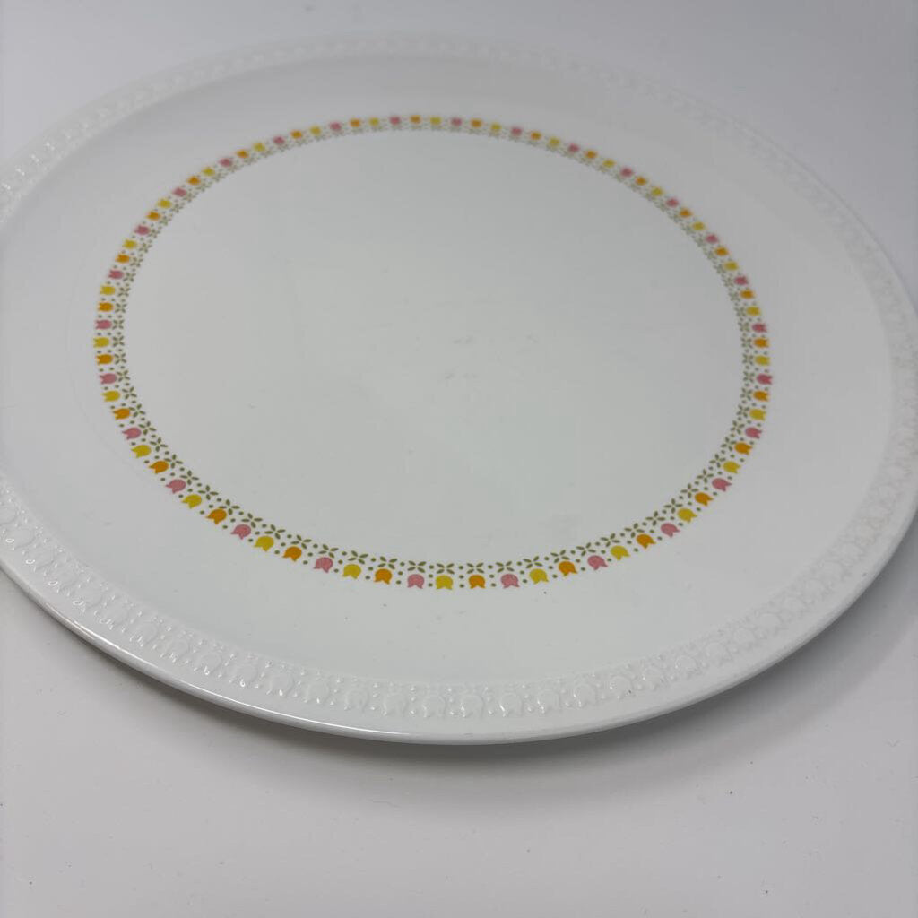 Vintage Centura April Tulip 12 " Round Platter