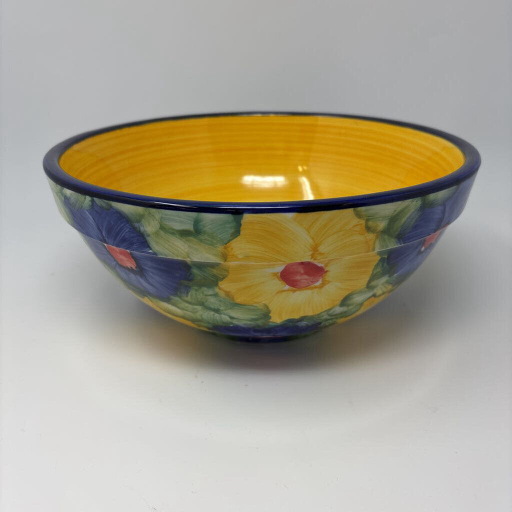 Floral Mixing/Serving Bowl
