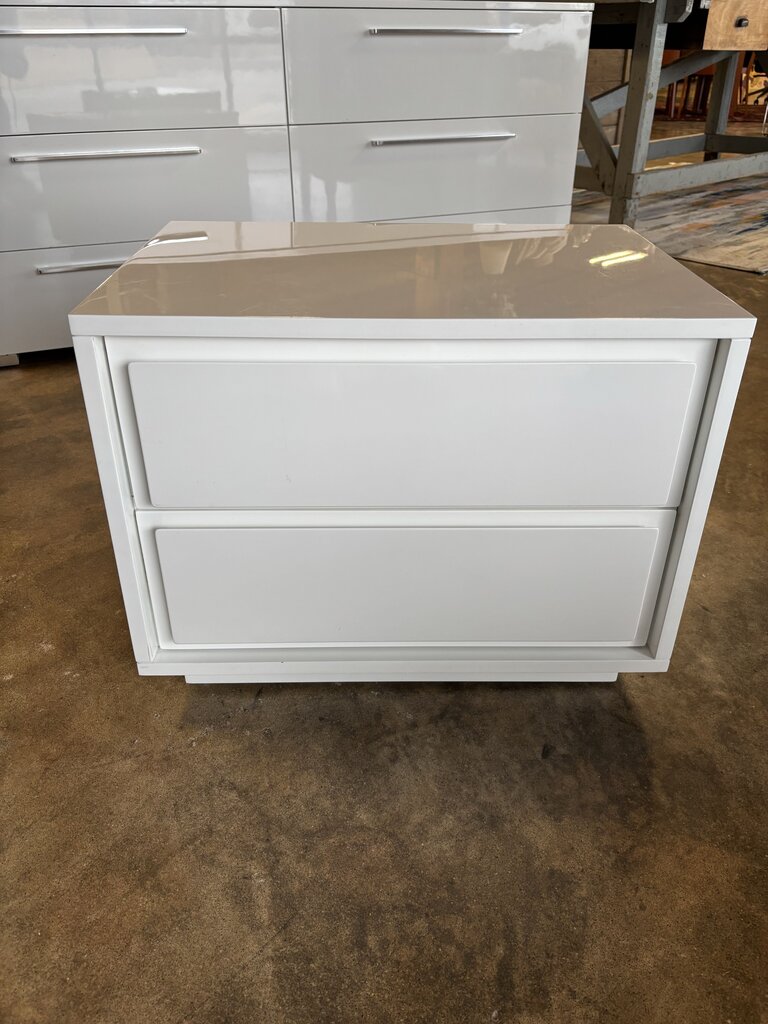 Two Drawer Nightstand 24 X 18 X 16
