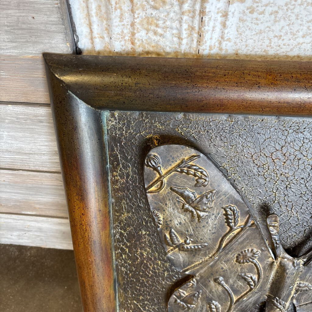 Metal Butterfly Wall Plaque 22.25 x 22.25