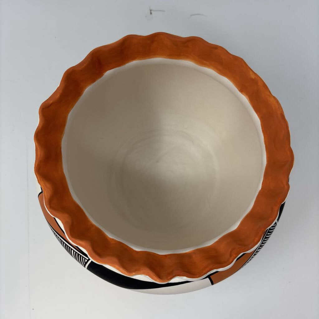 Acoma Pueblo Native American Pottery Bowl