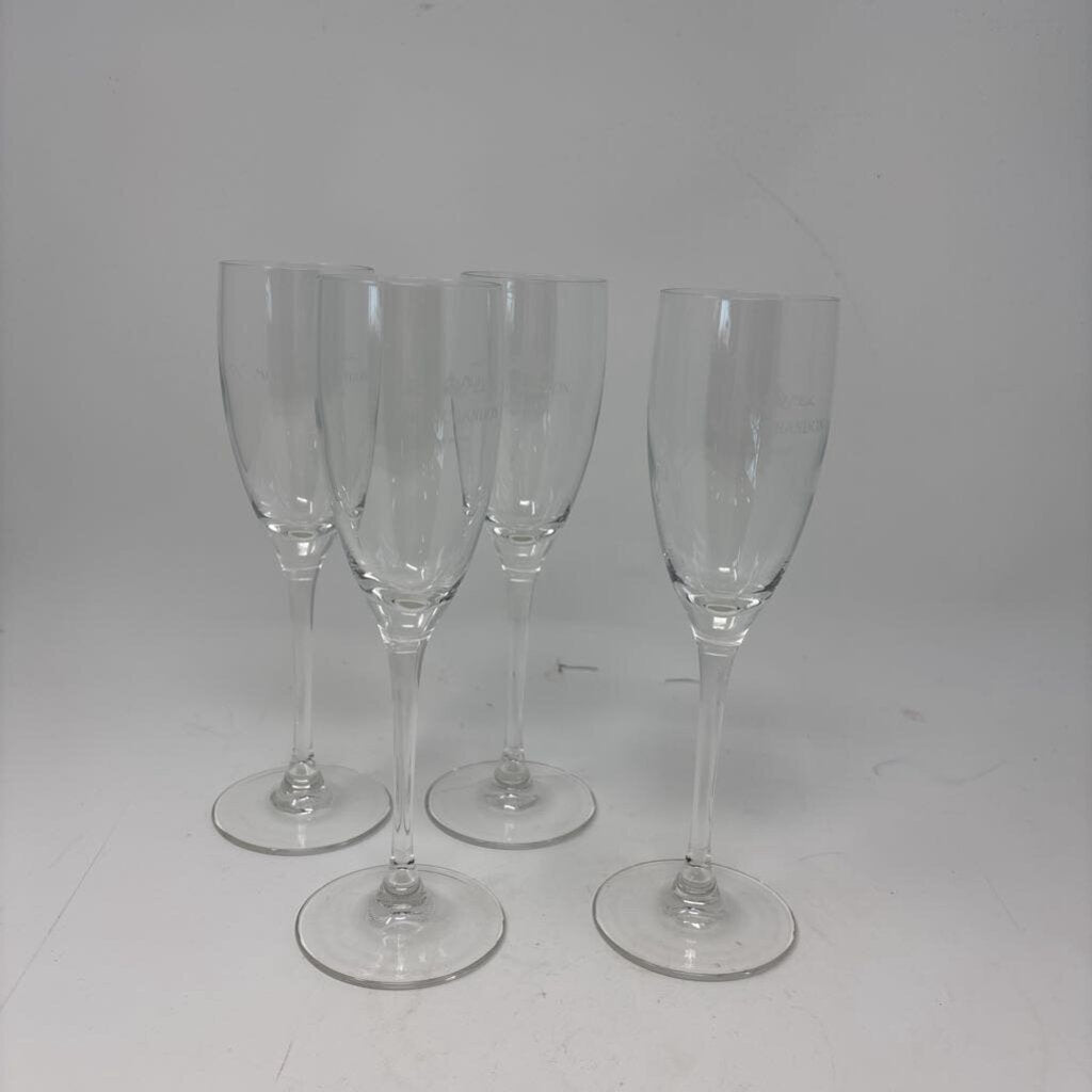 Moet & Chandon Champagne Flutes 4 PC