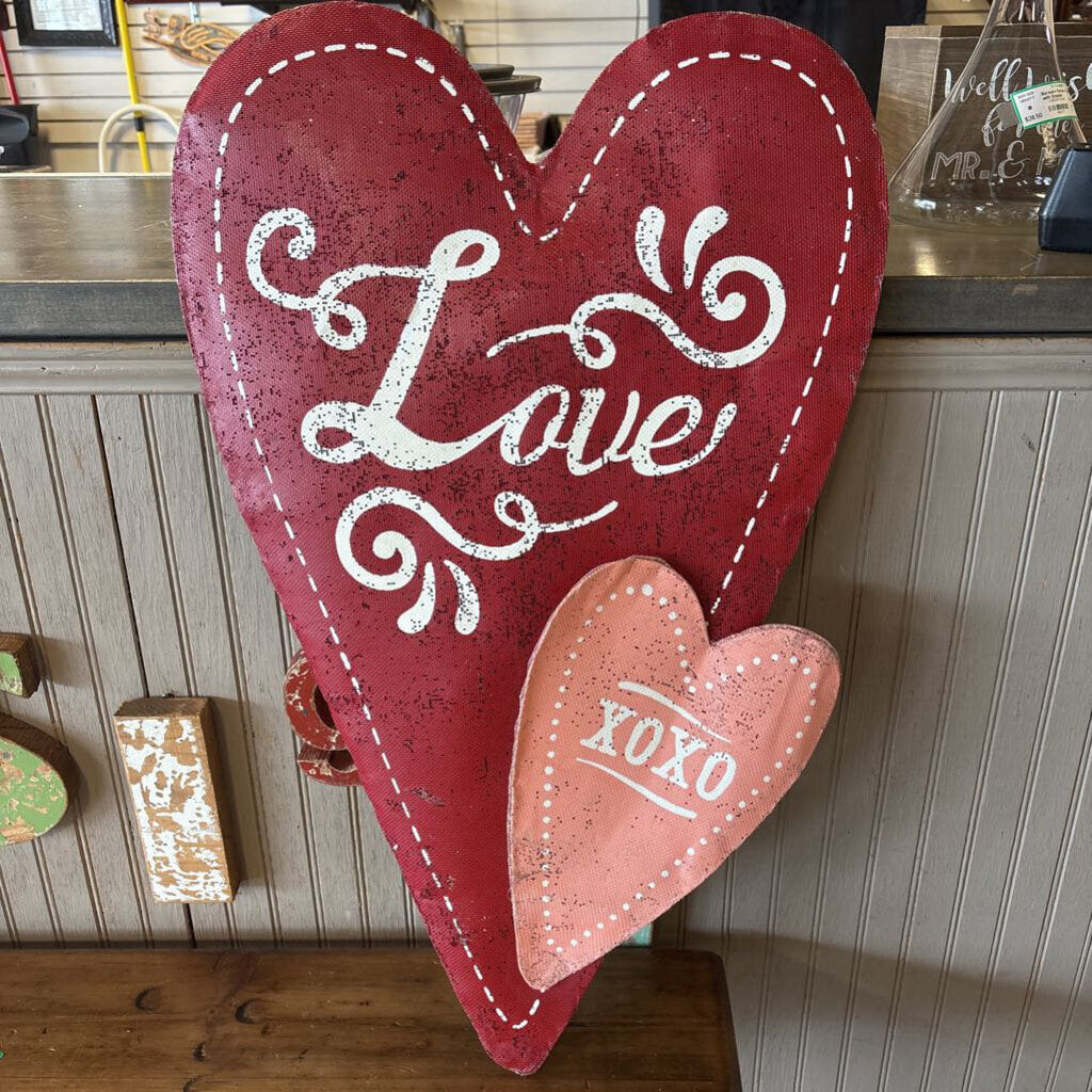 Two Hearts Door Valentine Decoration