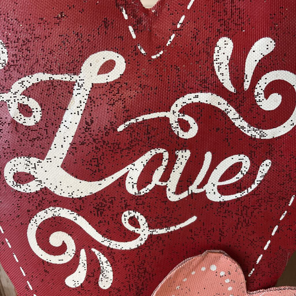 Two Hearts Door Valentine Decoration
