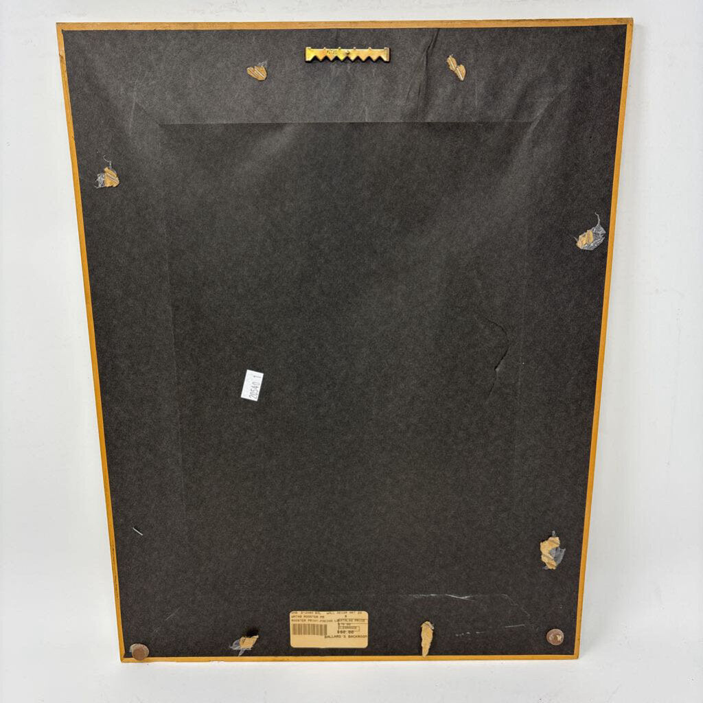 Framed Rooster Print 13.5 X 17.25