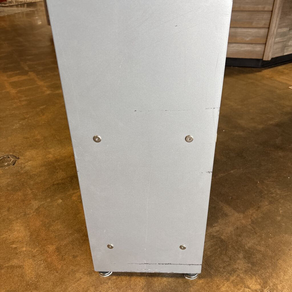 Wood & Metal 5 Shelf Bookcase 32.25 X 12 X 64.5