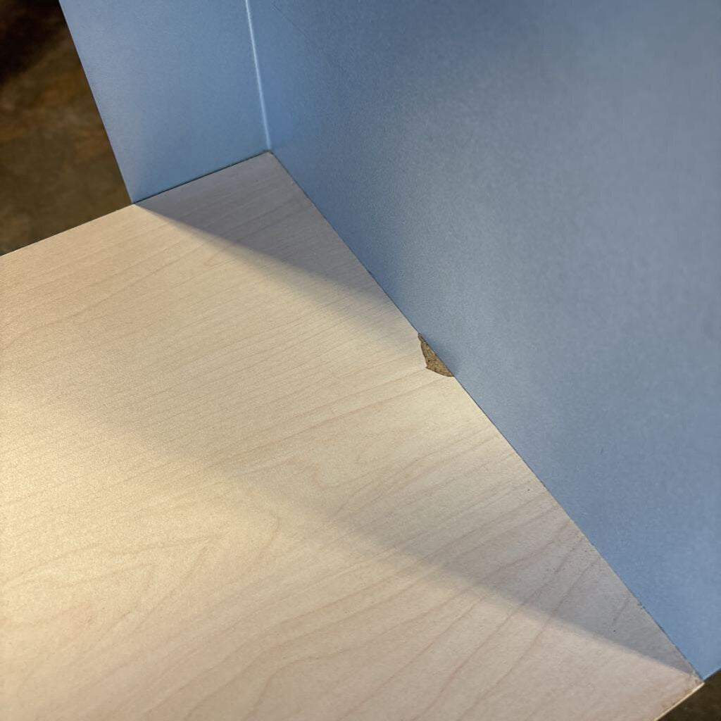 Wood & Metal 5 Shelf Bookcase 32.25 X 12 X 64.5