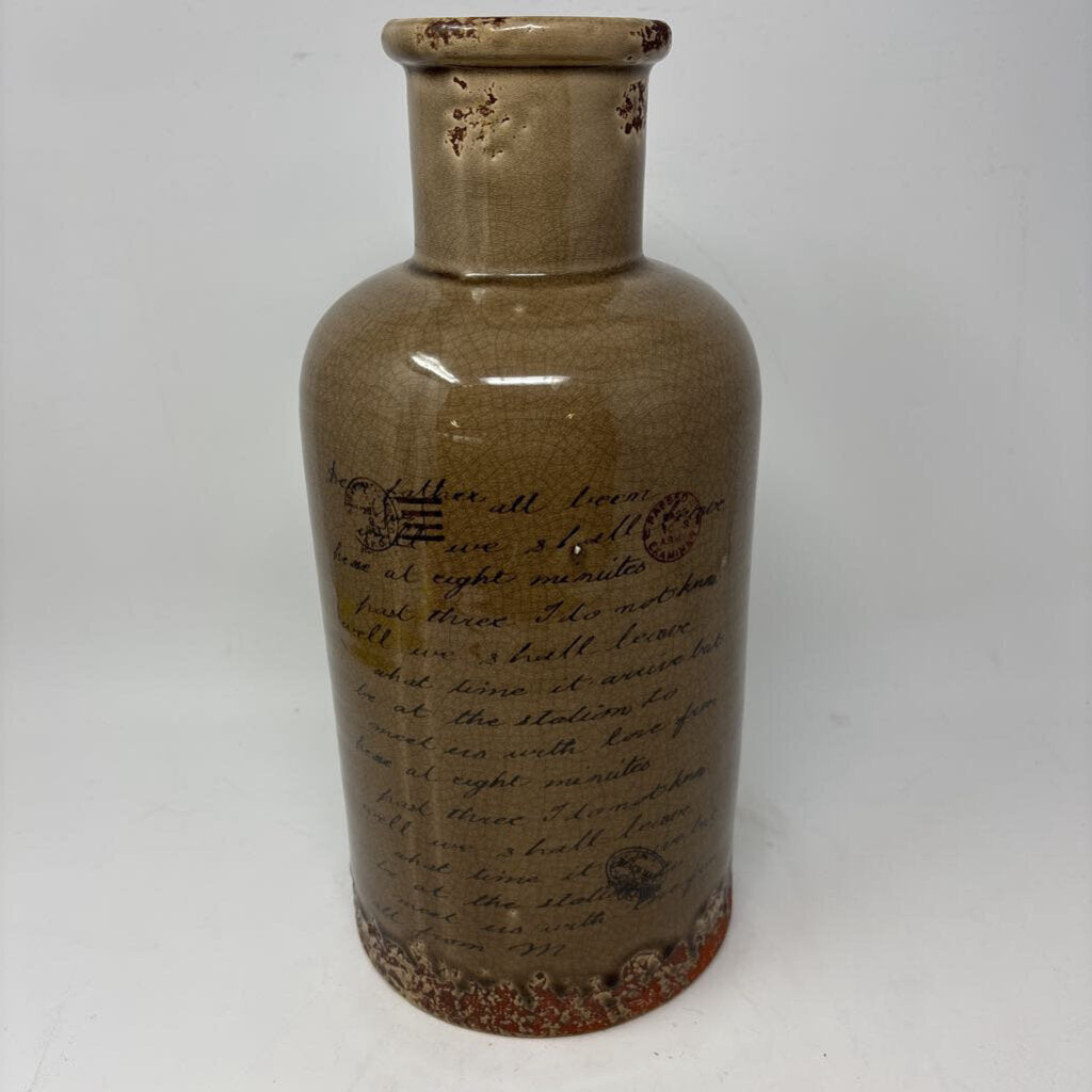 Ceramic Vase 13"H