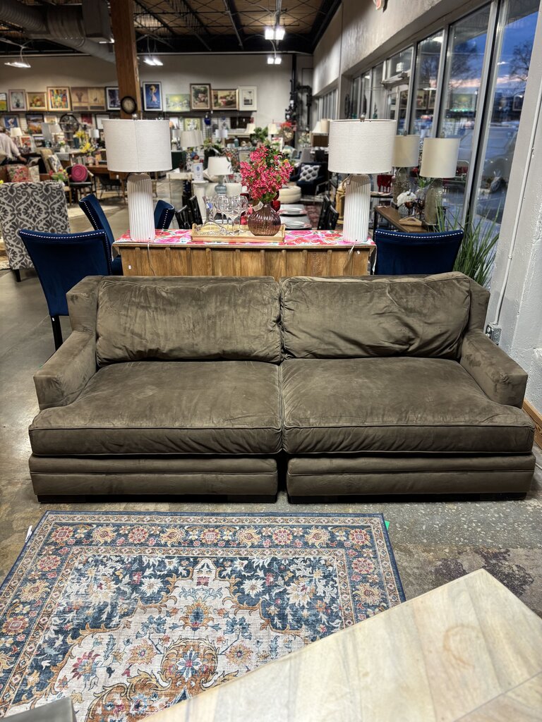 Micro Suede Two Seat Sofa