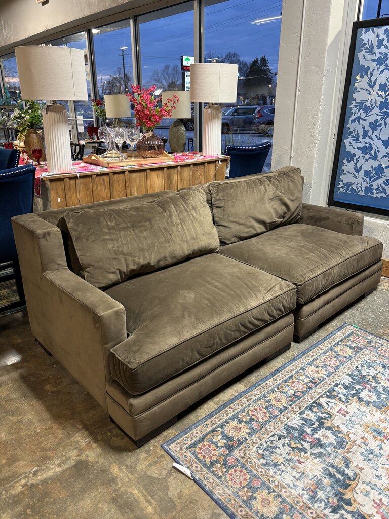 Micro Suede Two Seat Sofa